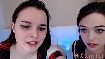 Webcam show with two horny girls