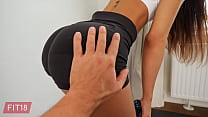 Super Skinny Brazilian Asian Ebony Lia Lin Fucks Her Personal Trainer POV